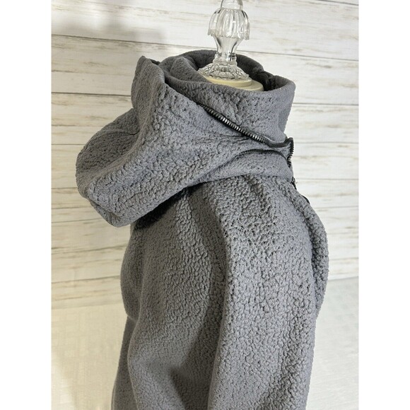 Kuhl Jacket Flight Pullover Sweater Flint Gray Fleece Sherpa MEDIUM Womens 2041 - Picture 13 of 16
